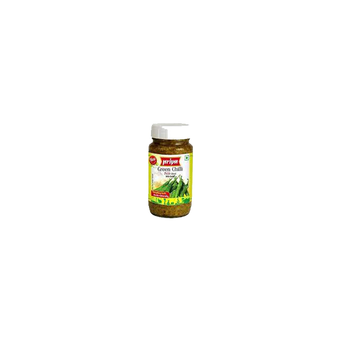 Priya Green Chillies Pickle Sliced (300gm)