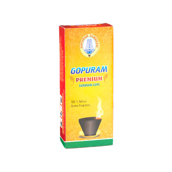 gopuram premium sambrani cups